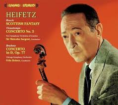 Jascha Heifetz: Max Bruch, Henry Vieuxtemps, Johannes Brahms (CD)