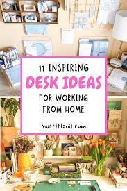 Inspiring Desk Ideas For Working From Home Sweet Planit Simple Study Desk Working From Home Desk Inspiration