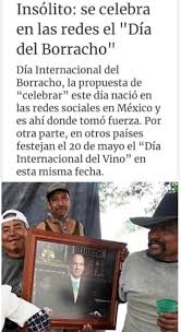 Check spelling or type a new query. Arq Chairo On Twitter No Se Les Olvide Felicitar Al Borolas Felipecalderon Hoy 20 De Mayo Que Es El Dia Internacional Del Borracho Https T Co Yzfgdz1mzv