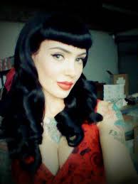 Pin curls on black hair can help you get the most out of your ombre. Bangs