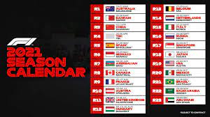 Calendario Da F1 Para 2021 Com 23 Gps E Interlagos Na Lista Racemotor