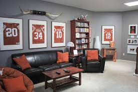 Classy man cave wall art. Classy Man Cave Texas Longhorn Themed Game Room Decor Fab Everyday