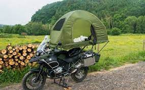 バイクの上に張るテント mobed ツーリング バイク テント bmwオートバイ