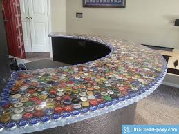 Epoxy Resin For Bar Tops Tabletops Countertops Commercial Grade In 2020 Diy Bottle Cap Crafts Bottle Cap Table Bar Tops Diy