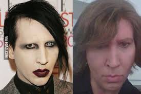 Marilyn manson without makeup totally looks like alan rickman. Marilyn Manson Without Makeup 9gag