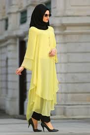 New Kenza Tesettur Sik Sifon Tunik Modelleri Moda Stilleri Moda Giyim