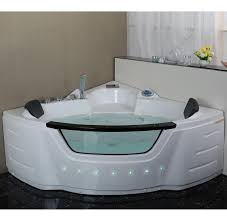 Both bathtubs provide jet massages, but the key difference is how the jets operate. Milano Corner 2 Person Whirlpool Bath Airspa Baths 1350mm X 1350mm 20 Jets