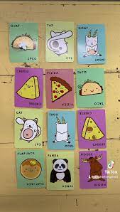 Cute taco cat goat cheese pizza images on 64 playing cards. Taco Cat Goat Cheese Pizza On The Flip Dolphin Hat Games