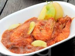 Sambal Udang Belimbing Buluh Makanan Laut Rasa Makanan Laut