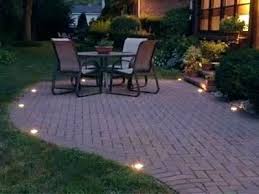 Patio Brick Lights Brick Patio Lighting Ideas Patio Brick Wall Lights Patio Patio Lighting Backyard