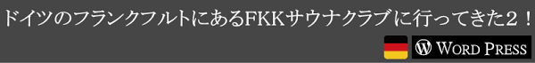 Fkk Worldへの行き方 ドイツ フランクフルト中央駅から ドイツのフランクフルトにあるfkkサウナクラブに行ってきた2