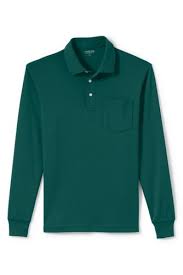 4.5 out of 5 stars, based on 510 reviews 510 ratings current price $15.00 $ 15. Men S Long Sleeve Supima Polo Shirt With Pocket Lands End