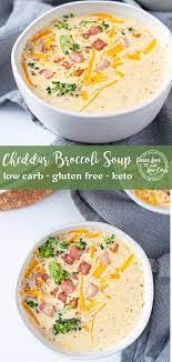 Broccoli Cheddar Soup With Ham Low Carb Keto Gluten Free Peace Love And Low Carb Recipe Low Carb Soup Recipes Broccoli Cheddar Soup Ham Soup