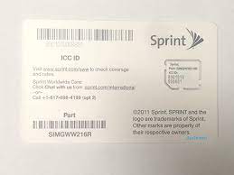 Free shipping on orders over $25.00. Amazon Com Sprint Clean Micro Iccid Sim Card Simgww216r For Apple Iphone 4s