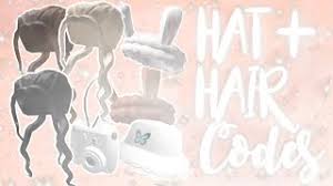 Build and design your own amazing house, own cool vehicles, hang out with friends, work, roleplay or explore the. Aesthetic Hat Hair Codes Roblox Youtube Dokter Andalan