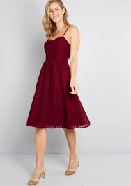 Enduring Detail Midi Dress Burgundy Midi Dress Occasion Dresses Uk Dresses