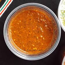 I typically fry 2 chile rellenos at a time even though the pan could fit 3. Roasted Tomato Chile De Arbol Salsa