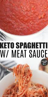 Keto Spaghetti Sauce With Meat Noodles Recipe In 2020 Keto Recipes Dinner Low Carb Diet Recipes Low Calorie Spaghetti