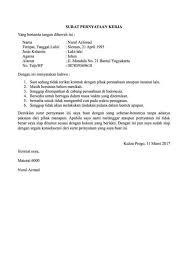 Hal tersebut dikarenakan saya memiliki tugas dari kantor yang tidak dapat saya hindari. 9 Contoh Surat Pernyataan Dan Cara Membuatnya Lengkap