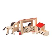 Plan Toys Farm Animal Set Plan Toys Wooden Playset Toys