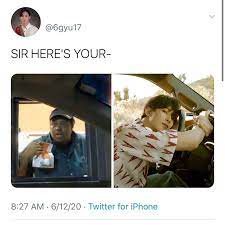 Maybe you would like to learn more about one of these? Ash On Instagram Bruh Can He Chillllll Its A Mfing Mcdonalds Drive Thru Sir Seventeen Kpop Funny Kpop Memes Seventeen Memes