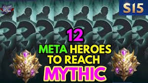 Tier list and reward in rank. 12 Meta Heroes For Solo Ranking Mobile Legends Youtube