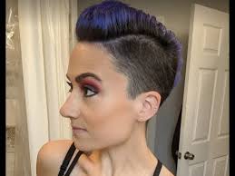 Short hair accessories latest hairstyles hair tools bobby pins. How To Style A Mohawk Using All Cruelty Free R Co Products Pixie Styling Best Short Hair Products Youtube