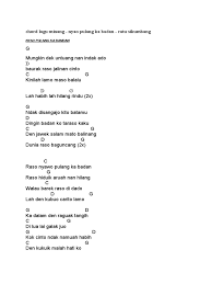 Auto scroll light mode dark mode capo ♪ fret 1 intro : Chord Lagu Minang