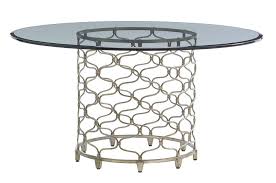 By patio festival (43) cosmoliving by cosmopolitan circi metal outdoor dining table with glass top. Lexington Laurel Canyon Bollinger Dining Table With 60 Glass Top Lindy S Furniture Company Dining Tables