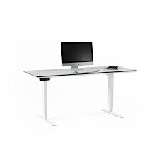 The sleek lines of its steel frame are offset by a sturdy tempered glass top, allowing you to personalize your workspace against a. Centro 6452 Sit Stand Lift Desk Contemporary Galleries