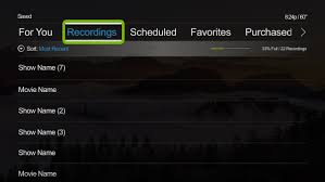 Select a scheduled recording to cancel. How To Use A Comcast Xfinity X1 Dvr Support Com