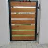 A single swing gate is ideal for homes with a driveway less than 17 feet wide. 1