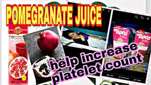 Pomegranate Juice Help Increase My Platelet Count By Melba Areja Youtube