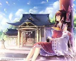 博麗神社 c7肘 神社 イラスト 麗