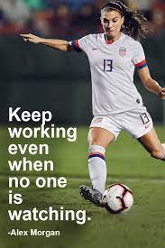 Alex morgan, los angeles, ca. Alex Morgan Soccer Quote Soccer Quotes Inspirational Soccer Quotes Soccer Quotes Girls