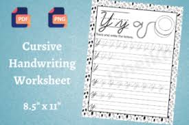 To achieve a more elegant handwriting, all exercises should be written on lined paper. Learn American Cursive Letter Z Sheet Grafik Von Isheikh Creative Fabrica