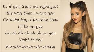 Ariana Grande Be My Baby Ft Cashmere Cat Lyrics Youtube