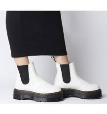 Martens 2976 smooth chelsea boots black. Dr Martens 2976 Quad Chelsea Boots White Ankle Boots