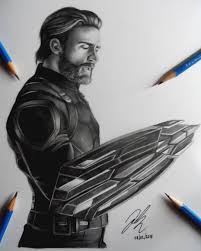 Pin By Cody Smith On Marvel Avengers Drawings Marvel Drawings Captain America Art