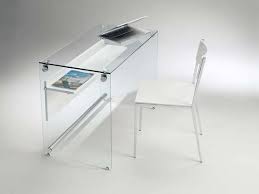Bürotische mit einer tischplatte aus glas. Scriba Schreibtisch Fur Computer Aus Glas