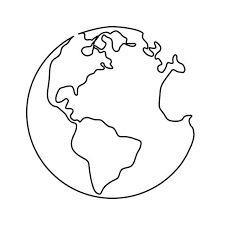 Continuous Line Drawing Of Earth Globe Isolated On White Background Minimalism Concept Illustration Earth Vector Png And Vector With Transparent Background F Desenho Em Linha Continua Producao De Arte Coisas Para