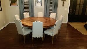 Large round dining room tables. Large Round Dining Table Etsy