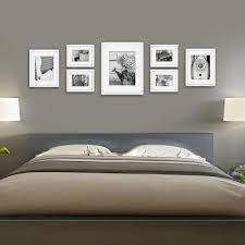Gallery Solutions 7 Piece Wall Frame Set White Wall Frame Set Frames On Wall Wall Decor Bedroom