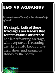 Leo Vs Aquarius Leo Moon Sign Aquarius Leo