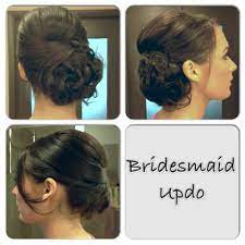 Pin By Amber Rai On My Work Bridesmaid Hair Bun With Curls Work Hairstyles