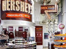 Times Square Chocolate World Hershey Chocolate Christmas In The City
