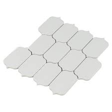 Villa Heirloom Linen Lotus Porcelain Mosaic Floor Decor Porcelain Mosaic Heirloom Linens Floor Decor
