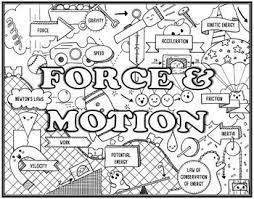Force And Motion Seek And Find Science Doodle Activity Printable And Digital Force And Motion Science Doodles Doodle Pages
