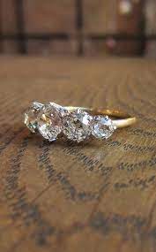 Antique Victorian Diamond Five Stone Engagement Ring In Gold From Doyle Doyle Antique Diamond Rings Stone Engagement Rings Antique Engagement Rings