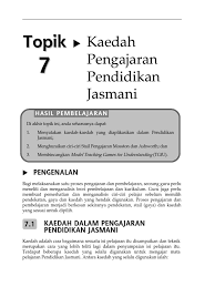 Pendidik bisa memanfaatkan program belajar dari rumah lewat tvri jika. Kaedah Pengajaran Pendidikan Jasmani